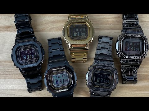 G-Shock Metal Squares (titanium and steel)