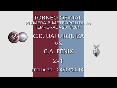 Resumen UAI Urquiza 2 - Fénix 1