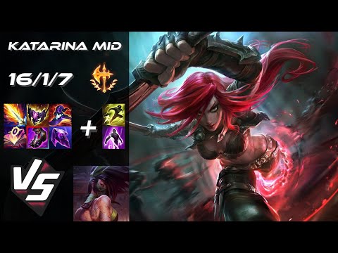 MID Katarina vs Akali - EU Grandmaster Patch 25.22