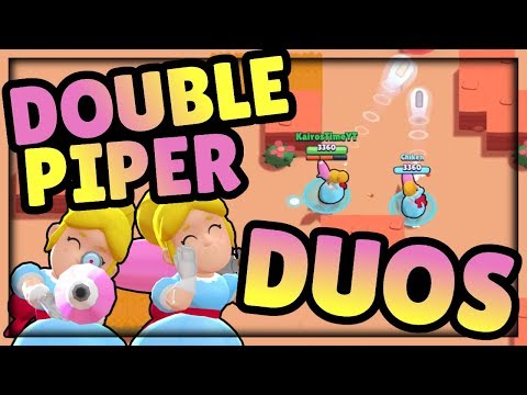 WHAT?! Double PIPER in Duos?! | Duos with Chiken! | Brawl Stars