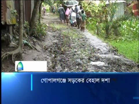 গোপালগঞ্জে সড়কের বেহাল দশা