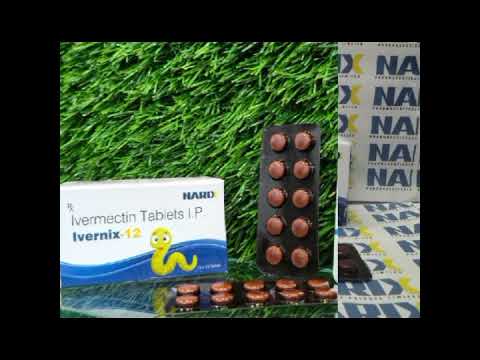 Ivermectin 12mg Tablets - Export Quality - Ivernix-12 - Narix Pharmaceuticals