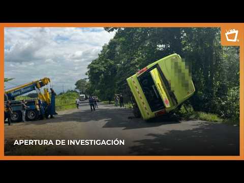 Pierde la vida mujer nicaragüense en vuelco de autobús en Costa Rica