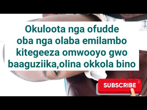 Okuloota nga ofudde,emirambo,n'abafu osaanidde okumanya bino
