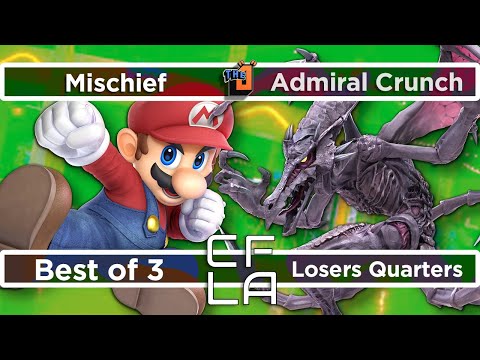 The Boardwalk Arcadian Top 8 Losers Quarters - Mischief (Mario) v Admiral Crunch (Ridley) - CFL SSBU