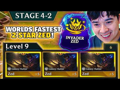 I Went FAST 9 With INVADER ZED... I Found 2 Star Zed The SAME TURN I Unlocked Him?!
