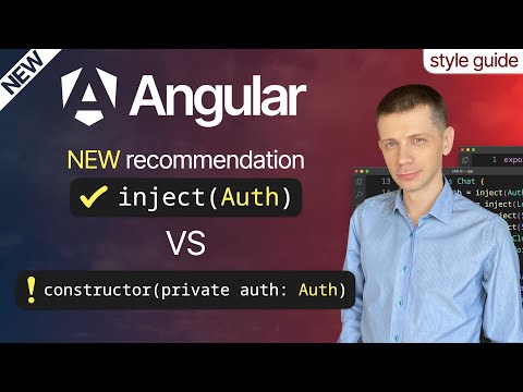 Angular DI: New Recommendation for inject() in the Angular Style Guide (2025)