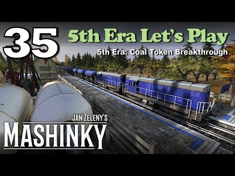 Mashinky 5th Era Let's Play #35 - 5th Era: Coal Token Breakthrough