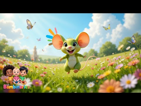Une Souris Verte 🐁 🐌 | Chanson pour enfants rigolote à découvrir en famille 🎶
