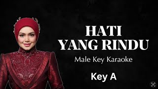 Download lagu Hati Yang Rindu - Siti Nurhaliza (Male Key Karaoke) A mp3