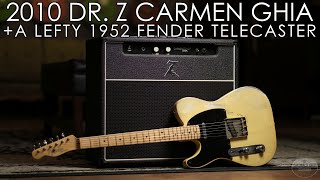 Video thumbnail for "Pick of the Day" - 2010 Dr Z Carmen Ghia and a lefty 1952 Fender Telecaster by Emerald City Guitars