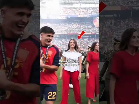 leonor's reaction on players happiness
