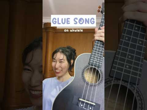Glue Song tutorial under 1 min🌸 #gluesong #beabadoobee #ukulele #ukuleletutorial #ukulelesong