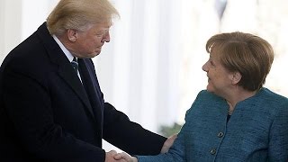 Merkel zu erstem Staatsbesuch bei Trump