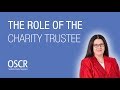 The role of the charity trustee