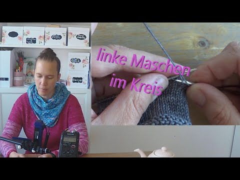 Schlickergarne Tutorial - Linke Maschen in Runden
