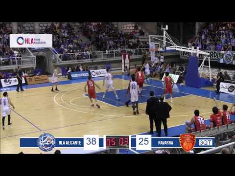 Justin Pitts, MVP del HLA Alicante ante Basket Navarra