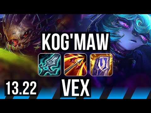 KOG'MAW vs VEX (MID) | Comeback, 15/7/21 | NA Master | 13.22
