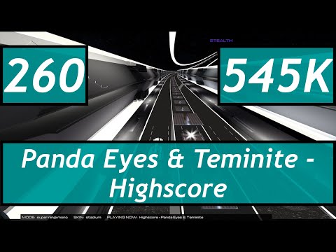 Audiosurf 2 Ep. 260: Panda Eyes & Teminite - Highscore. 545K score. Super Ninja Mono.