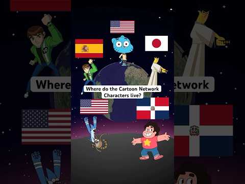 Do you know where the Cartoon Network Characters Live? #cartoonnetwork