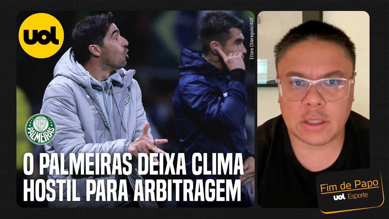 'PALMEIRAS DEIXA CLIMA HOSTIL': RENAN TEIXEIRA DIZ QUE COMPORTAMENTO ATRAPALHA ARBITRAGEM