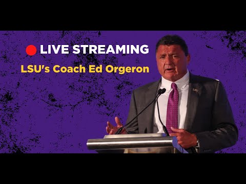 Video: LSU Head Coach Ed Orgeron Speaks At The Baton Rouge Rotary Club