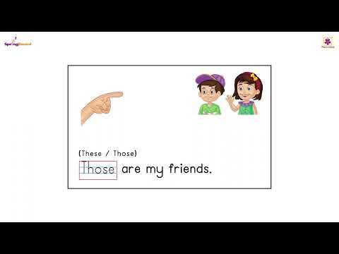 ‘These’ and ‘Those’ - 3 | Springboard SR KG Words & Sentences Part - 2 | Periwinkle