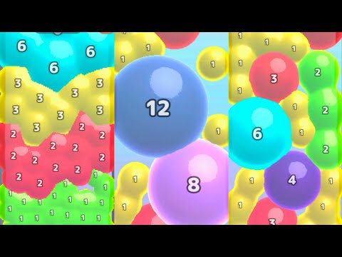 Melty Bubble vs 2048 Merge Run - Gameplay Android (Freeplay, Math Game) New Update