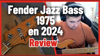 Video thumbnail for Así suena un Fender Jazz Bass 1975 USA en 2024! by Maxi Fanelli Gear Review