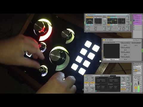 DIY ARDUINO MIDI CONTROLLER WOOD  = ABLETON JAM SESSION #3dprinting #arduino #ableton