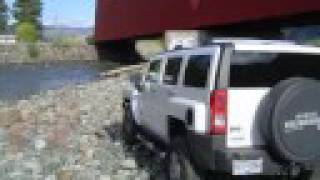 preview picture of video 'HUMMER H3 OFF ROADING - KEREMEOS, BC THE RED BRIDGE'