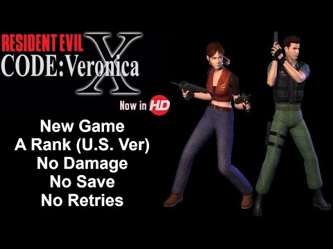 Resident Evil CODE: Veronica X HD - A Rank/No Damage Walkthrough (PS3)