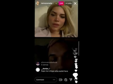 Sara Malaj Live me atdheun sa me shty kohen 😄 komentusit shajne