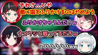 【ポンコツ】敵に塩をふりかけようとして全員に総ツッコミをうける龍ヶ崎リン【橘ひなの/如月れん/龍ヶ崎リン/杏戸ゆげ/ぶいすぽ/ぶいあぱ/切り抜き】