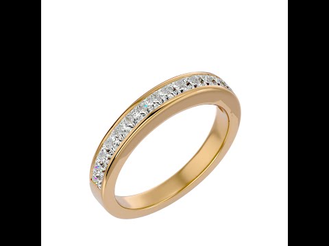 Inel Semi-Eternity Spectacular Briliant Aur 18k Diamante Naturale - Ana