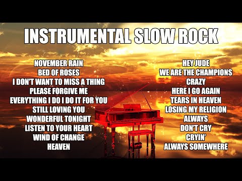Instrumental Slow Rock - Soothing Piano Sound