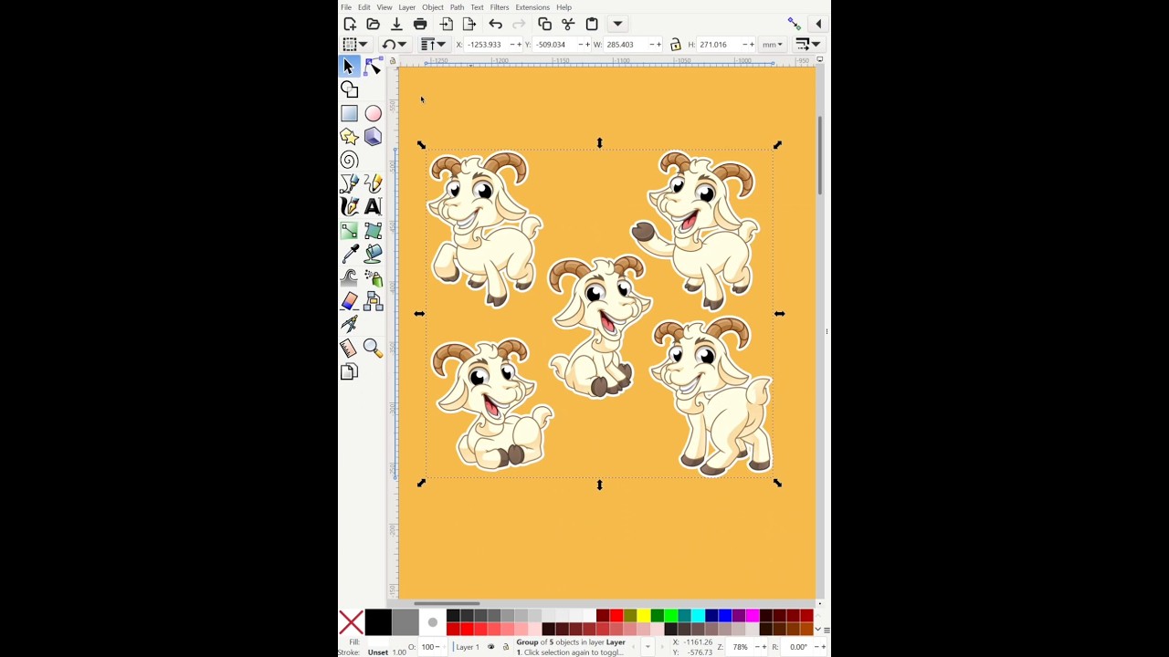 Inkscape Outline Hack: Create Perfect Outlines in Seconds! 🚀 #inkscape #design #shorts