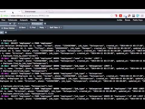 How to use the Rails console