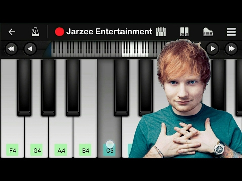 Ed Sheeran - Shape Of You - Mobile Perfect Piano Tutorial