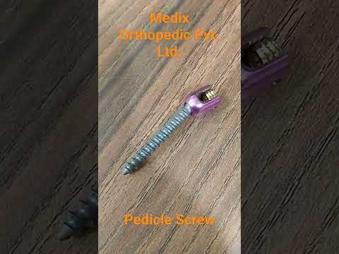Titanium polyaxial pedicle screw