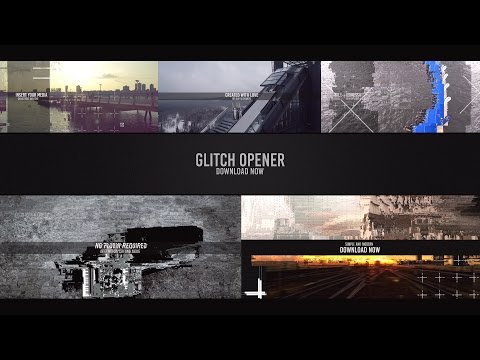 Glitch Opener ( After Effects Template )
