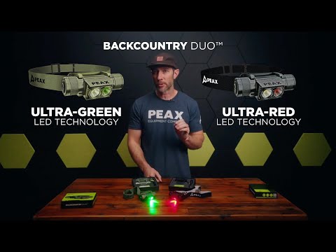 Which is best for you? BACKCOUNTRY DUO with Ultra-Red or Ultra-Green LED Technology