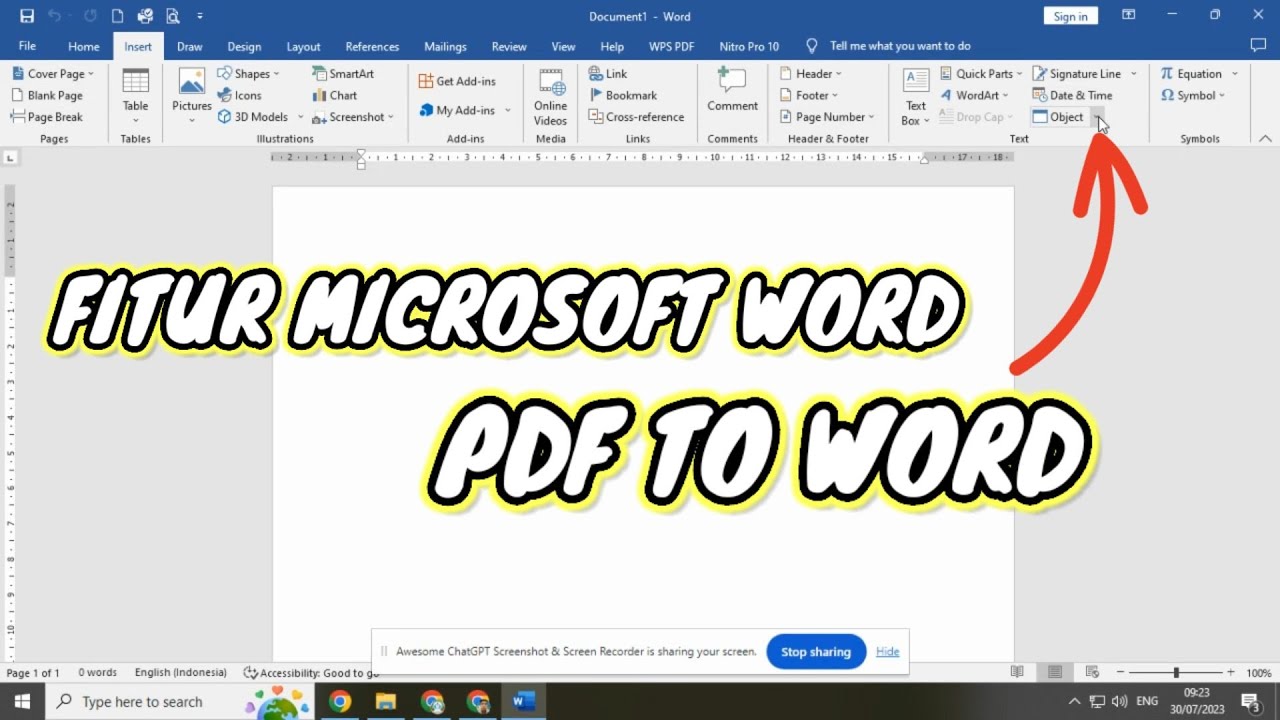 FITUR MICROSOFT WORD YANG TIDAK BANYAK DIKETAHUI | Konversi File PDF Ke Word
