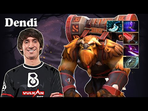 Dendi - Earthshaker Midlane | Dota 2 7.30b Gameplay