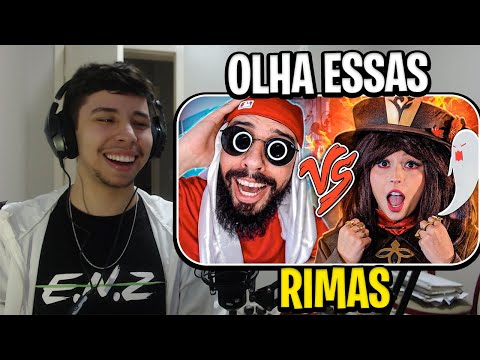 HUTAO (Genshin Impact) Vs. Mussa - Batalha de Rap (com @BiancaAlencarOficial ) | REACT
