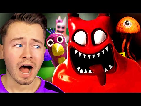 Alle GARTEN of BANBAN 3 Monster jagen mich!!😱 (ENDE)