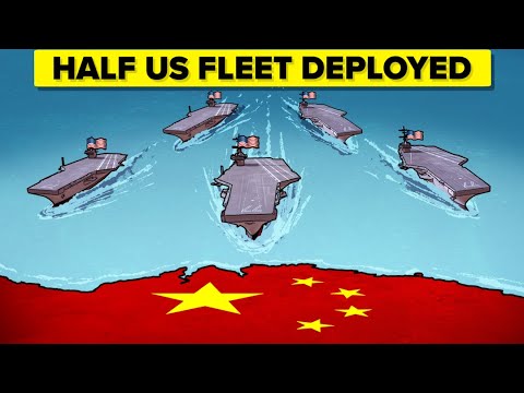 Why US is Sending Half Its Aircraft Carriers to CHINA'S Doorstep