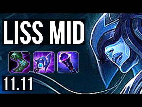 LISSANDRA vs PANTHEON (MID) | 4.4M mastery, 6/2/15, 1100+ games | KR Master | v11.11