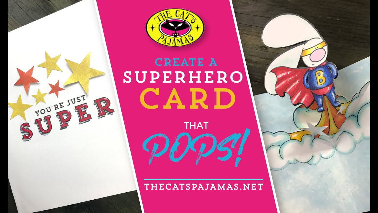 Create A Popup Super Hero Card