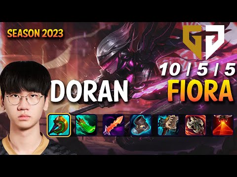 GEN Doran FIORA vs DARIUS Top - Patch 13.20 KR Ranked